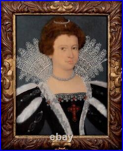 16th Century Portrait Queen Elizabeth I Of England NICHOLAS HILLAIRD (1547-1619)