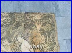 19th Century Antique Tapestry, Large Stunning Tapestry, Home Decor Tapestry 3x5 ft