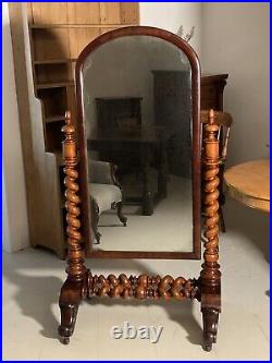 19th Century Large Cheval Antique Mirror