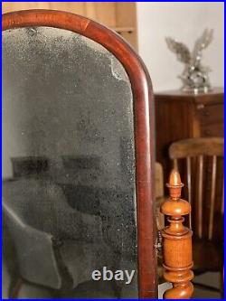 19th Century Large Cheval Antique Mirror