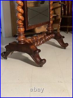 19th Century Large Cheval Antique Mirror