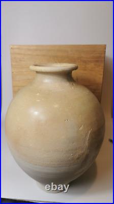 7-9th century Antique Chinese white glazed LARGE porcelain Jar, Tang Dynasty