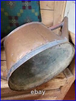 A Large 19th Century Copper Garden Watering Can Large