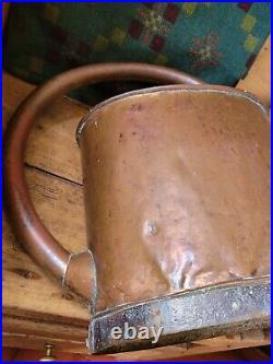 A Large 19th Century Copper Garden Watering Can Large