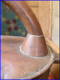 A Large 19th Century Copper Garden Watering Can Large