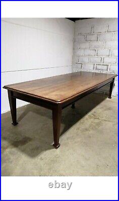 A Large Antique Late 18th Century English Oak Table Seats 10 /12 /14