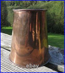 Antique 18th Century Large 6 Pint Copper Mug / Tankard / Jug 1786 or 1756