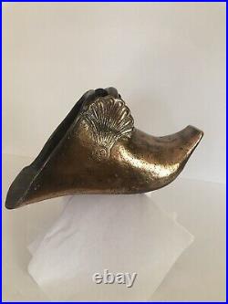 Antique 18th Century Spanish Colonial Solid Copper Large Stirrup