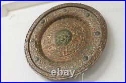 Antique 19th century Large Copper and Brass Tibetan Charger / Tray