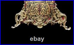 Antique Clock French Boulle Inlay Large Fine Quality 19th Century Mantel Clock
