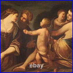 Antique mythological painting 17th century Italian artwork oil on canvas 600