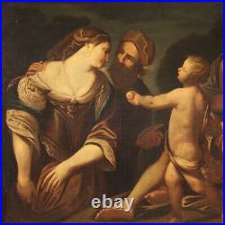 Antique mythological painting 17th century Italian artwork oil on canvas 600