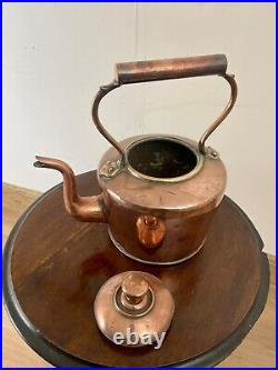 Early 19th Century Large Victorian Antique Copper Kettle, Decorative Item