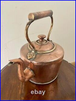 Early 19th Century Large Victorian Antique Copper Kettle, Decorative Item