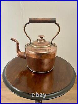 Early 19th Century Large Victorian Antique Copper Kettle, Decorative Item