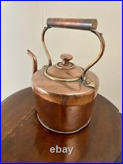 Early 19th Century Large Victorian Antique Copper Kettle, Decorative Item