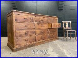 Extra Large Bank of Shop Drawers from France, Circa Early 20th Century