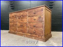 Extra Large Bank of Shop Drawers from France, Circa Early 20th Century