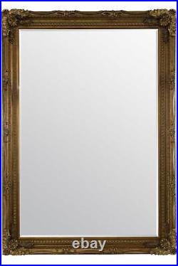 Extra Large Mirror Gold Antique Full Length Leaner Wall 208cm x 148cm