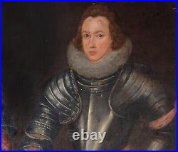 Huge 16th Century Elizabethan Tudor Portrait Of Baron Dudley North (1581-1666)