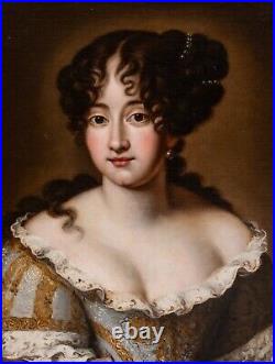 Large 17th Century Hortense Mancini Duchess of Mazarin by Jacob Ferdinand Voet