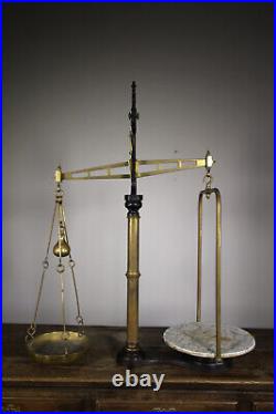 Large 19th Century Antique Avery Shop Weighing Beam Scales