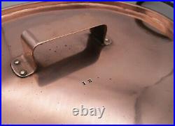 Large 19th Century Copper Pan / Pot with Lid Kitchenalia