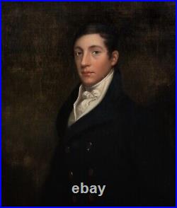 Large 19th Century English Regency Gentleman Portrait Samuel LANE (1780-1859)