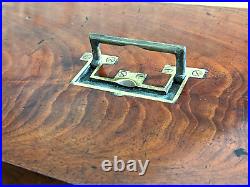 Large 19th Century Mahogany Document Work Stationery Jewellery Box Victorian