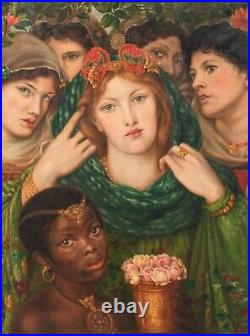Large 19th Century Pre-Raphaelite The Beloved DANTE GABRIEL ROSSETTI (1828-1882)
