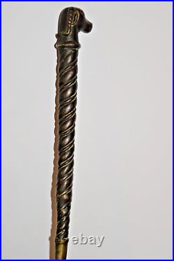 Large 1kg Antique 19th Century Indian Bronze Royal Ceremonial Mace Soonta, c1860