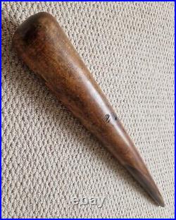 Large Antique Early 19th Century Lignum Vitae Sailor's Fid Hand Turned 45cm VGC