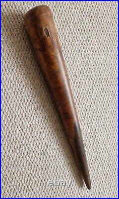 Large Antique Early 19th Century Lignum Vitae Sailor's Fid Hand Turned 45cm VGC