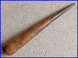 Large Antique Early 19th Century Lignum Vitae Sailor's Fid Hand Turned 45cm VGC