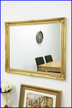 Large Antique Gold Mirror Classic Full Length Ornate 110cm-200cm x 79cm-140cm