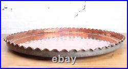 Large Antique Vintage Early 20th Century Copper Charger