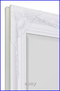 Large Antique White Mirror Classic Full Length Ornate 110cm-200cm x 79cm-140cm