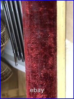 Large Early 19th Century French Red Velvet Picture Frame 70 X 60cm Antique