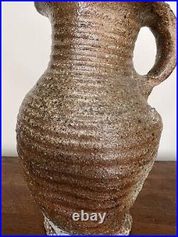 Large Medieval German Proto Stoneware Jug 14th Century 22cm