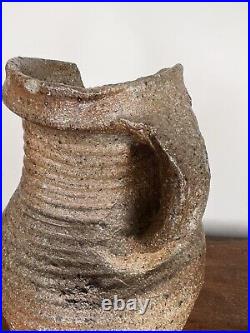 Large Medieval German Proto Stoneware Jug 14th Century 22cm