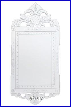 Large Mirror Antique Style Venetian Bathroom Wall 4Ft X 1Ft11 122cm X 59cm