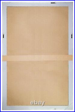Large Mirror Silver Leaner Full Length Wood Wall 6Ft7 X 4Ft7, 201 x 140cm