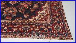 Large Vintage Medallion Handmade Wool Rug 298 X 233 Cm