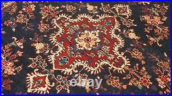 Large Vintage Medallion Handmade Wool Rug 298 X 233 Cm