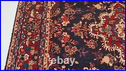 Large Vintage Medallion Handmade Wool Rug 298 X 233 Cm