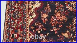 Large Vintage Medallion Handmade Wool Rug 298 X 233 Cm