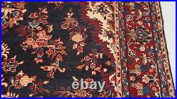 Large Vintage Medallion Handmade Wool Rug 298 X 233 Cm