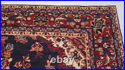 Large Vintage Medallion Handmade Wool Rug 298 X 233 Cm