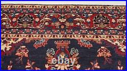 Large Vintage Medallion Handmade Wool Rug 298 X 233 Cm