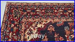 Large Vintage Medallion Handmade Wool Rug 298 X 233 Cm